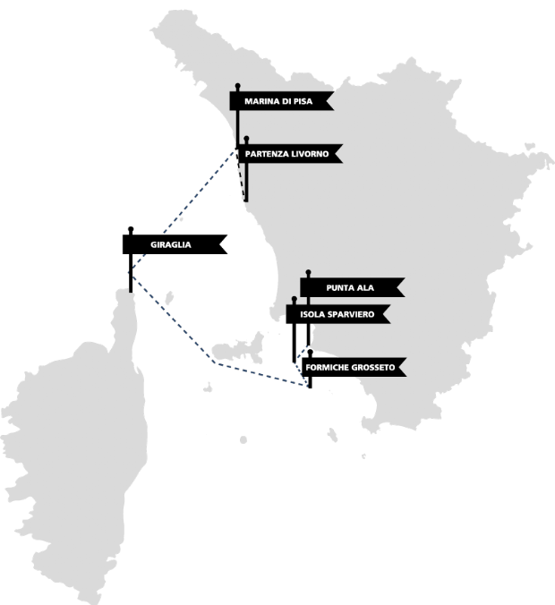 Mappa 151 Miglia Mappa 151 Miglia